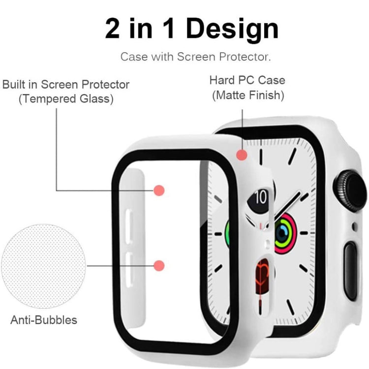 Universal Apple Mat Plastik Bumper  - Hvid#serie_6
