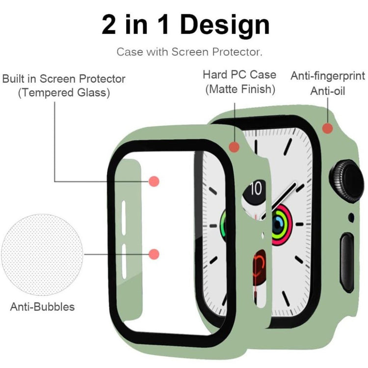 Universal Apple Mat Plastik Bumper  - Grøn#serie_8