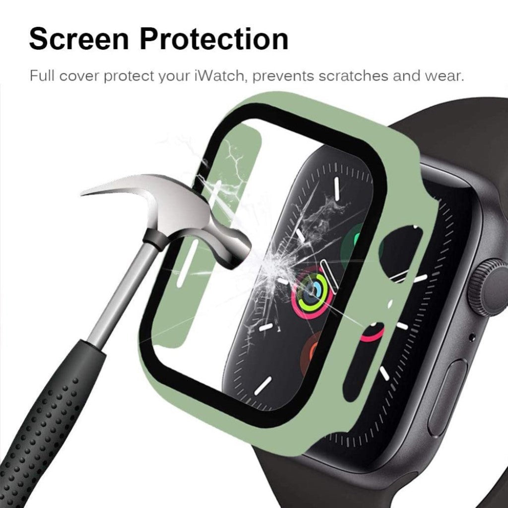 Universal Apple Mat Plastik Bumper  - Grøn#serie_8