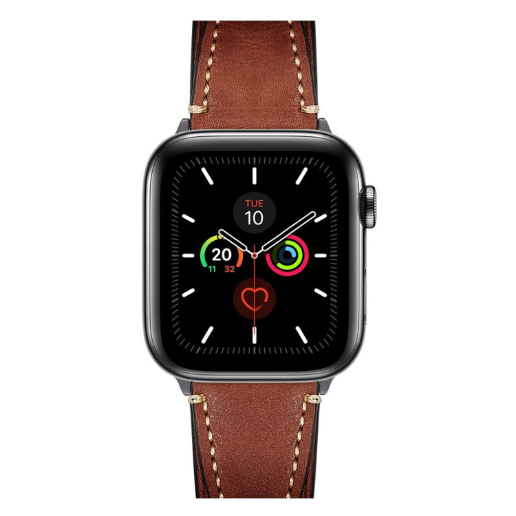 Stilfuld Universal Apple Ægte læder Rem - Brun#serie_4