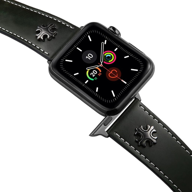 Vildt flot Universal Apple Ægte læder Rem - Grøn#serie_4