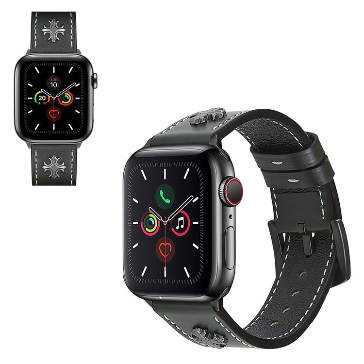 Vildt flot Universal Apple Ægte læder Rem - Grøn#serie_4