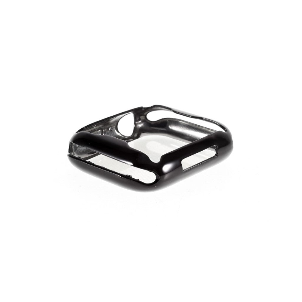 Universal Apple  Silikone og Glas Bumper  - Sort#serie_1