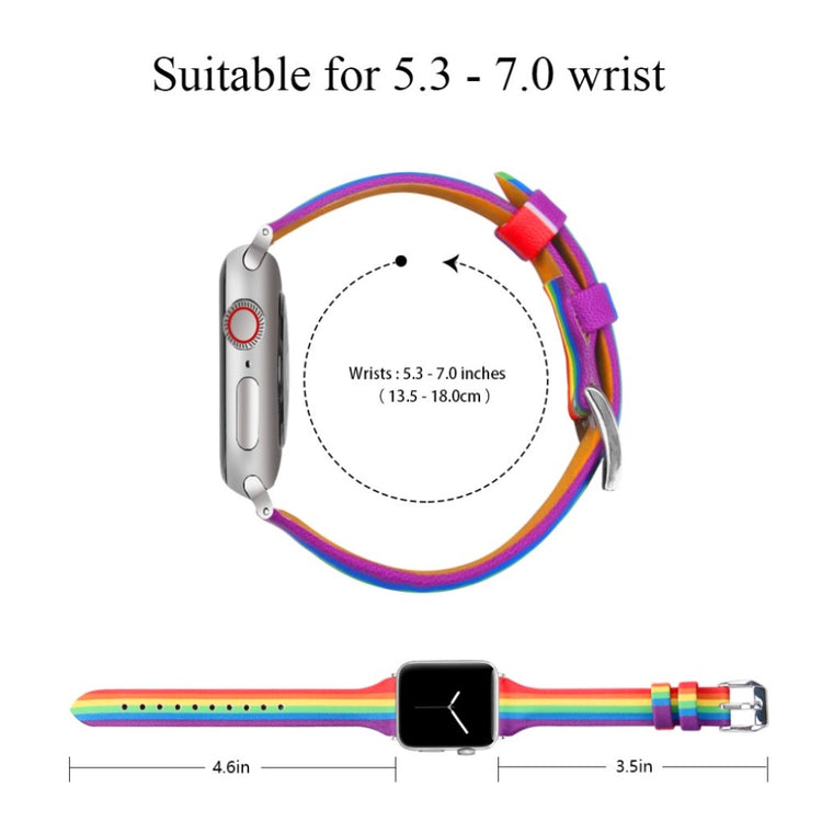 Vildt nydelig Universal Apple Ægte læder Rem - Gennemsigtig#serie_4