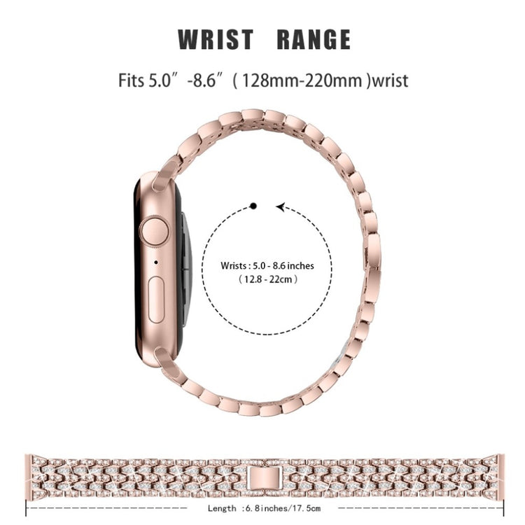 Vildt hårdfør Universal Apple Metal og Rhinsten Rem - Pink#serie_1