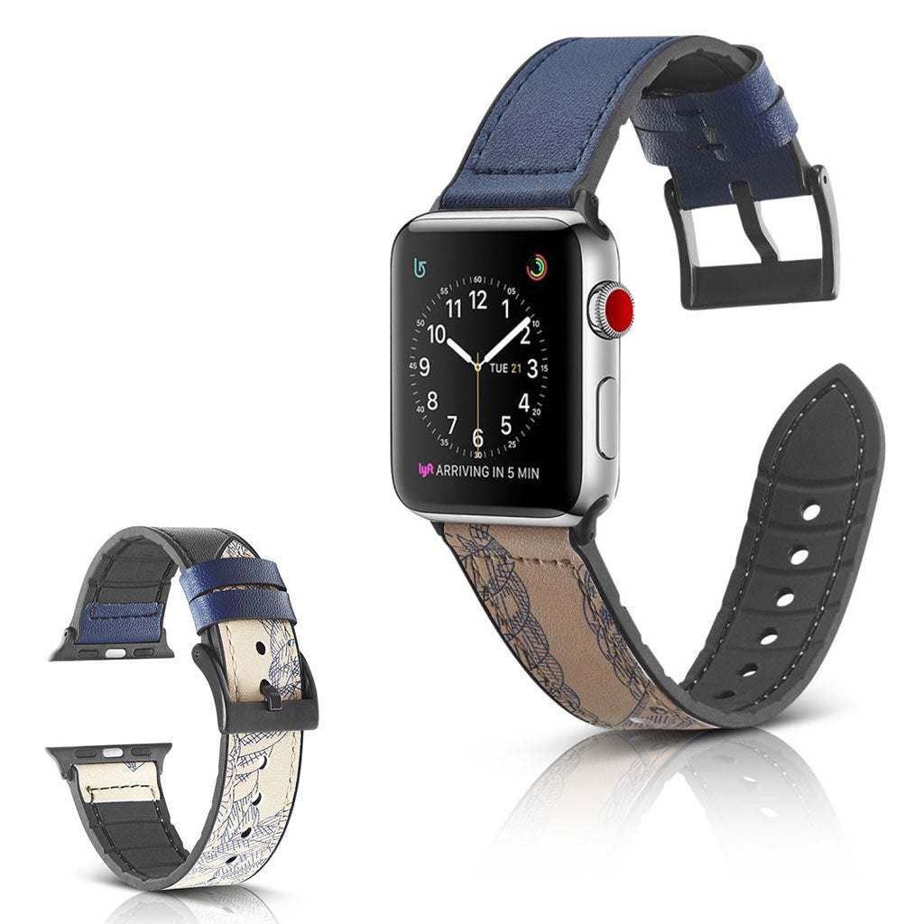 Super elegant Universal Apple Kunstlæder og Silikone Rem - Flerfarvet#serie_5