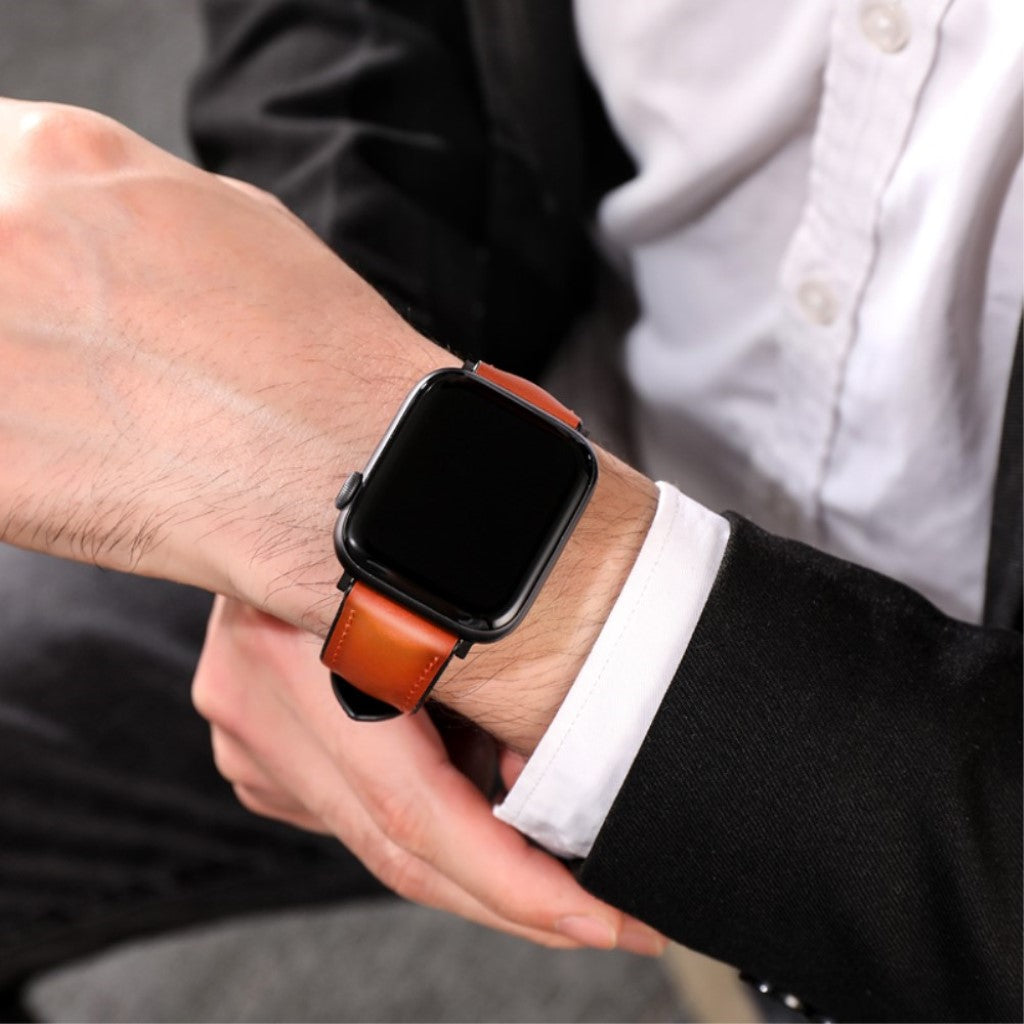 Vildt kønt Universal Apple Kunstlæder Rem - Orange#serie_2