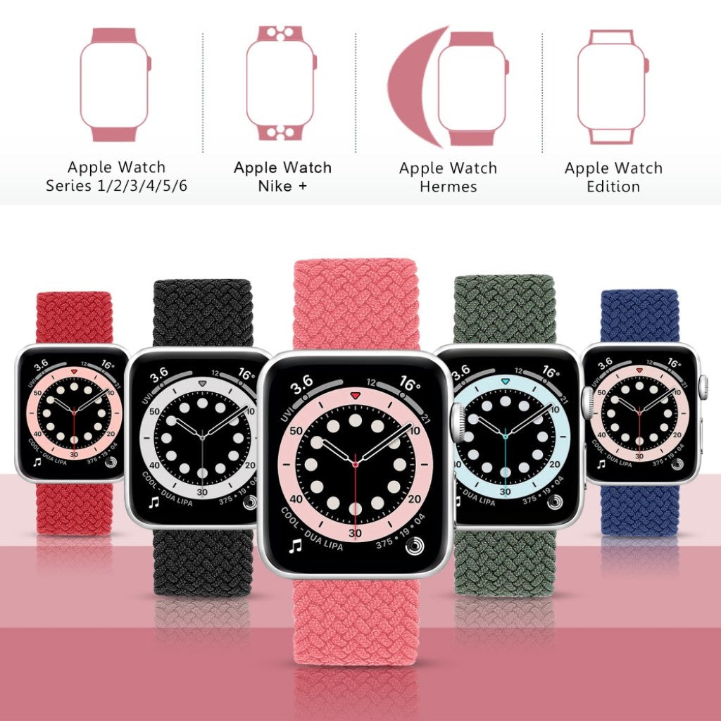Vildt holdbart Universal Apple Nylon Rem - Pink#serie_2