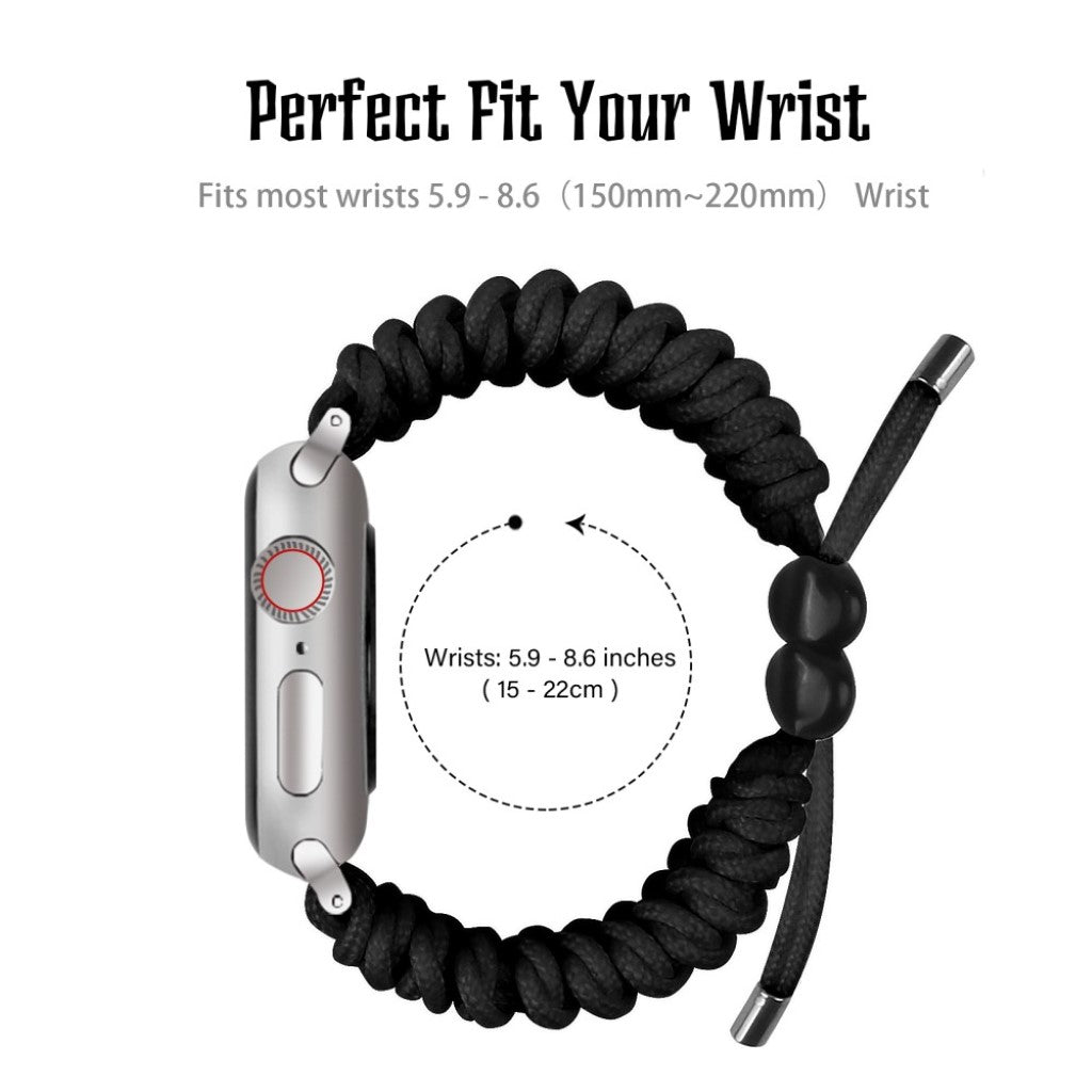 Meget holdbart Universal Apple Nylon Rem - Sort#serie_9