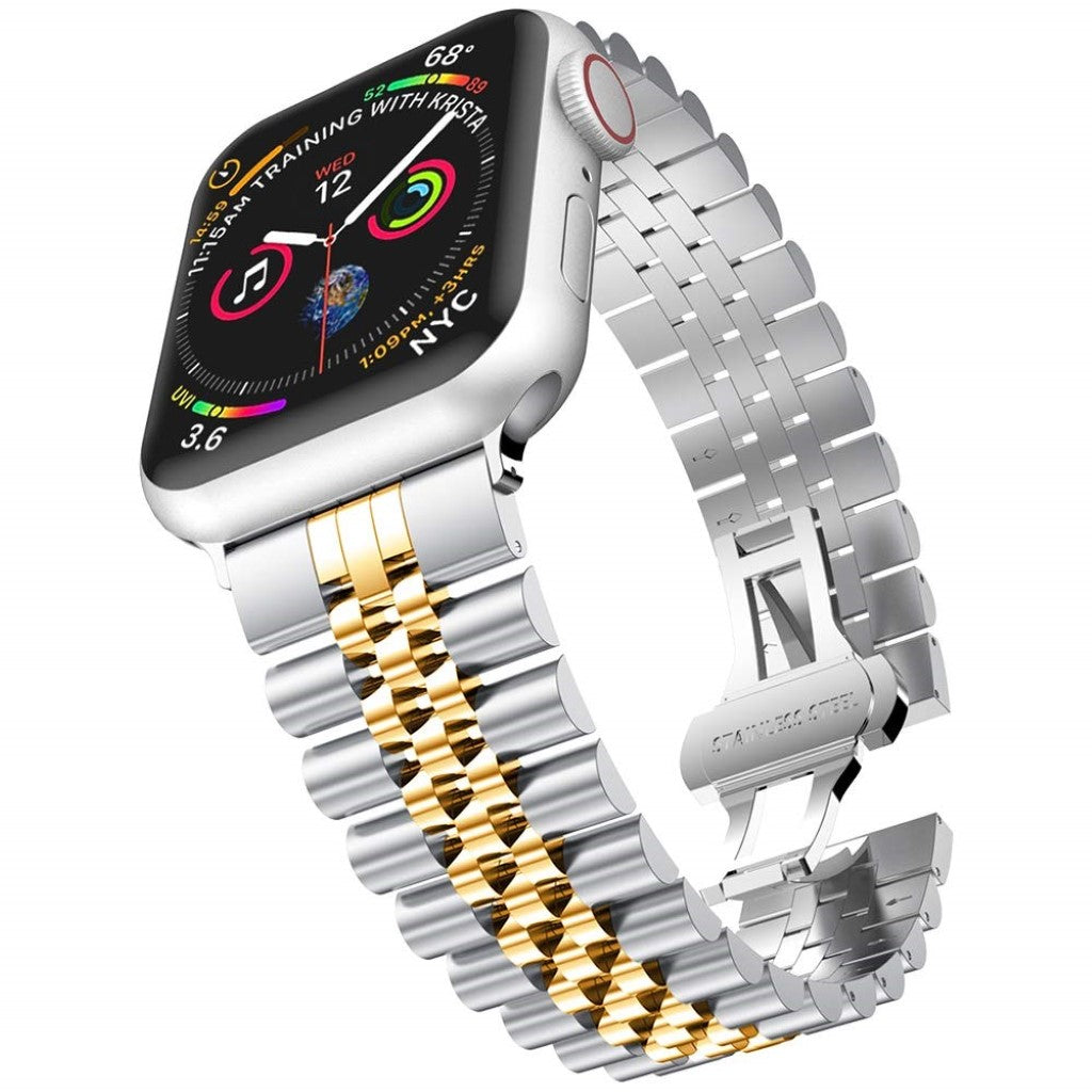 Helt vildt elegant Universal Apple Metal Rem - Sølv#serie_4