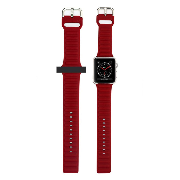 Super kønt Universal Apple Silikone Rem - Rød#serie_1