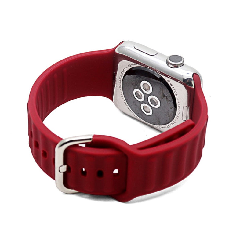 Super kønt Universal Apple Silikone Rem - Rød#serie_1