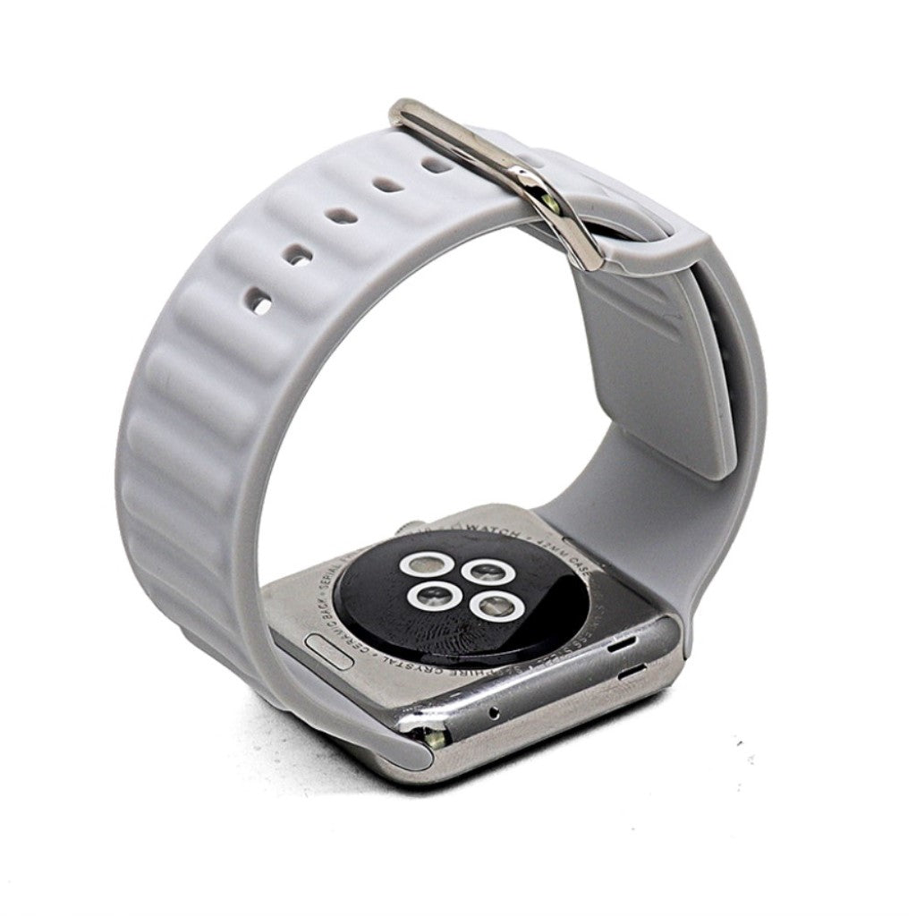Super kønt Universal Apple Silikone Rem - Hvid#serie_3