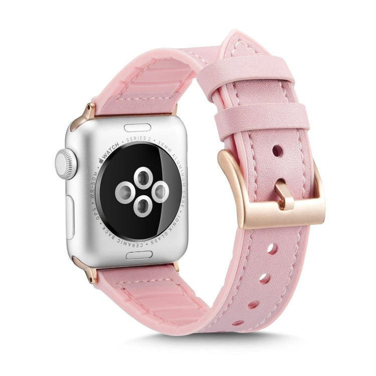 Fortrinligt Universal Apple Kunstlæder og Silikone Rem - Pink#serie_4
