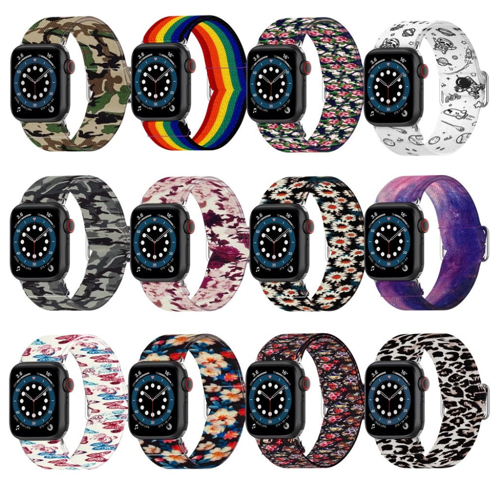 Mega kønt Universal Apple Nylon Rem - Flerfarvet#serie_11