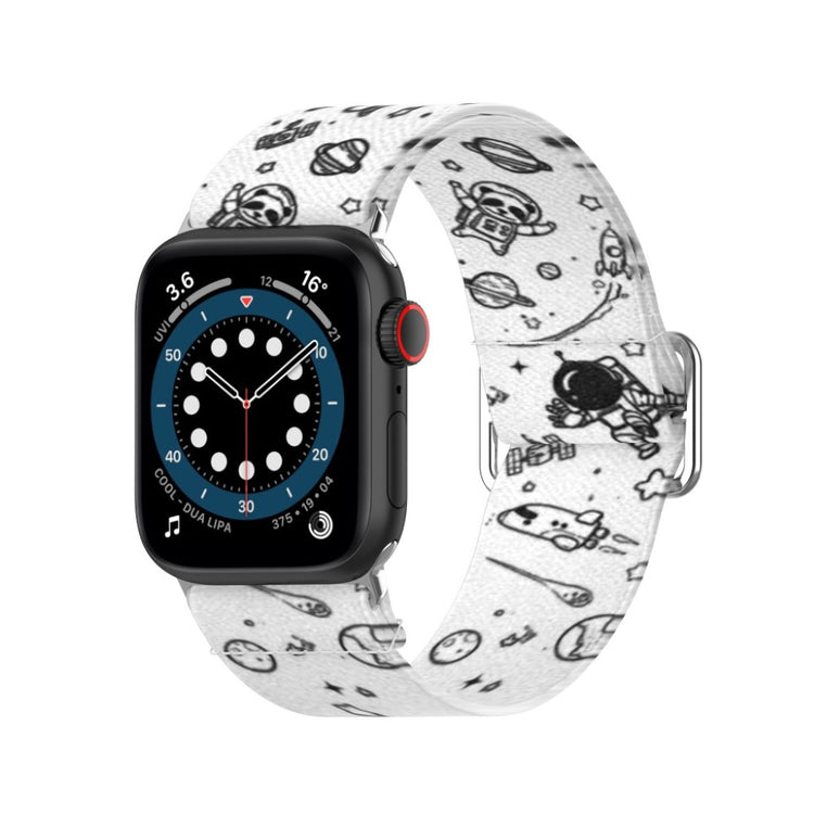 Mega kønt Universal Apple Nylon Rem - Hvid#serie_12