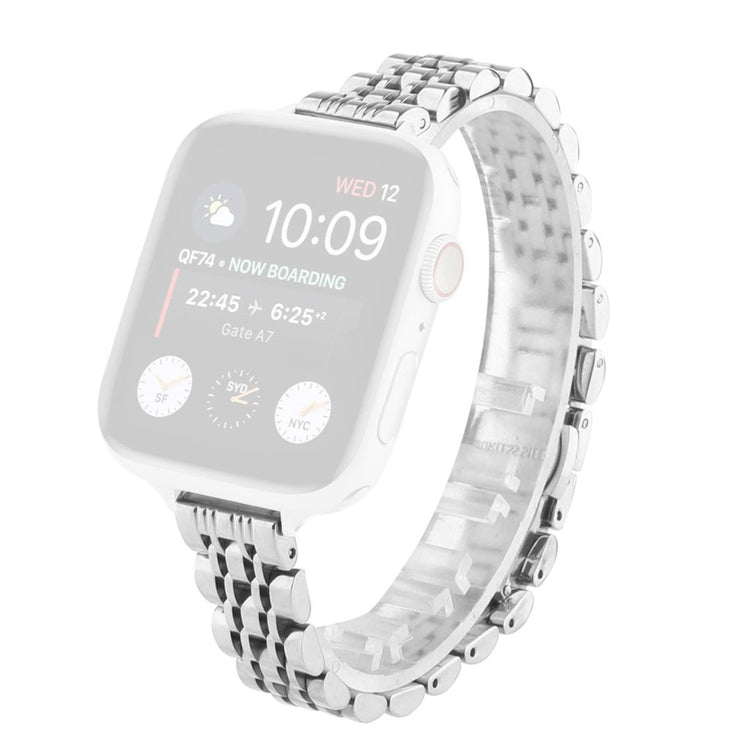  Apple Watch Series 6 44mm / Apple Watch Series 5 44mm Metal Rem - Sølv#serie_2