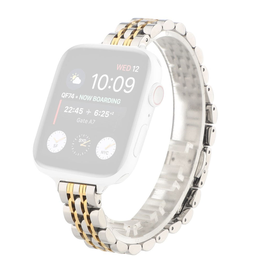  Apple Watch Series 6 44mm / Apple Watch Series 5 44mm Metal Rem - Guld#serie_6
