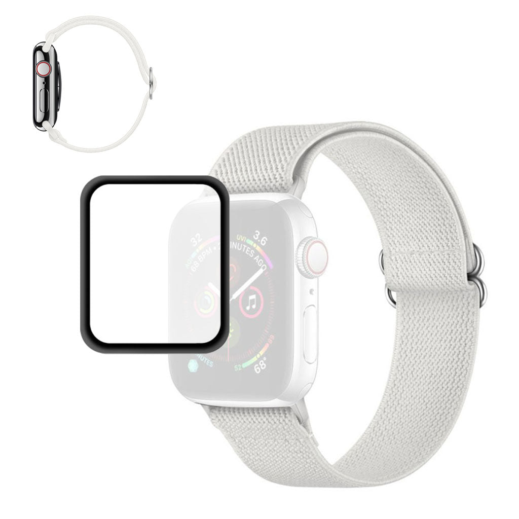 Universal Apple Plastik Rem med Skærmbeskytter - Hvid#serie_1