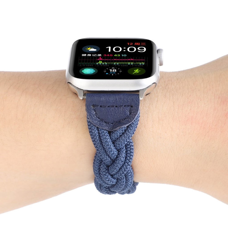 Meget pænt Universal Apple Nylon Rem - Blå#serie_12