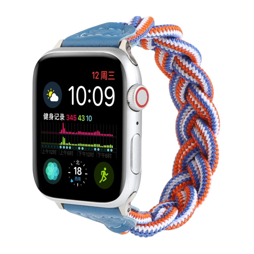 Meget pænt Universal Apple Nylon Rem - Blå#serie_4
