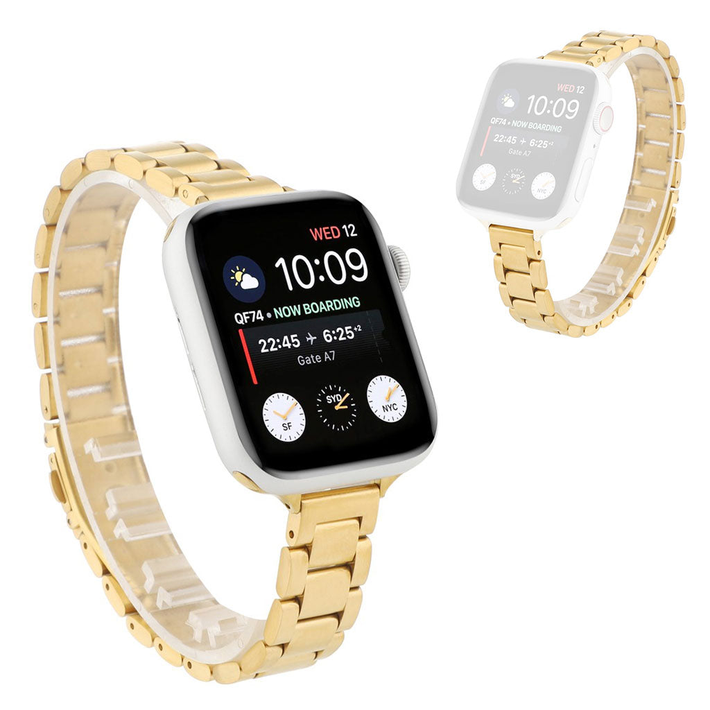 Apple Watch Series 6 / 5 40mm quality stainless steel watch band - Gold#serie_3