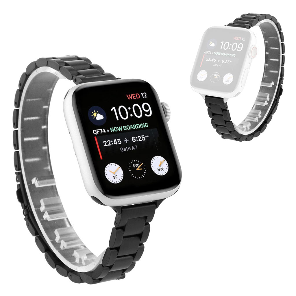 Apple Watch Series 6 / 5 40mm quality stainless steel watch band - Black#serie_4