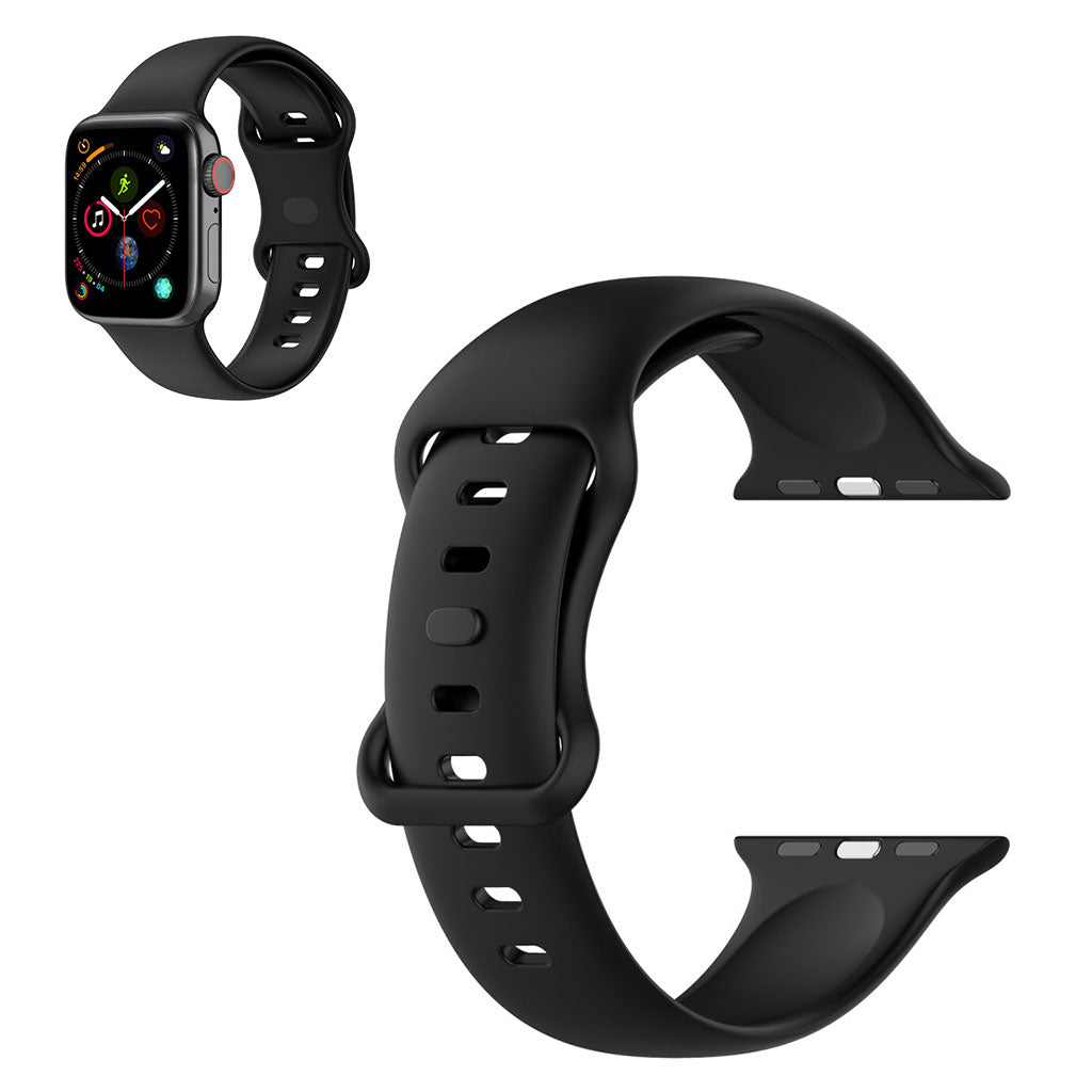 Mega cool Universal Apple Silikone Rem - Størrelse: L - Sort#serie_5