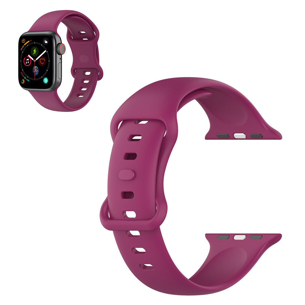 Mega cool Universal Apple Silikone Rem - Størrelse: L - Rød#serie_6