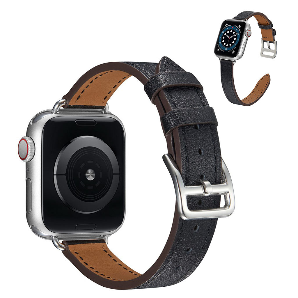 Vildt fed Universal Apple Kunstlæder Rem - Sort#serie_1