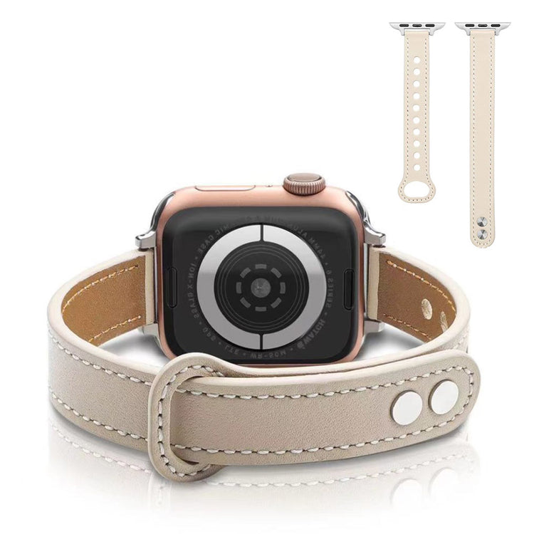 Rigtigt kønt Universal Apple Kunstlæder Rem - Brun#serie_3
