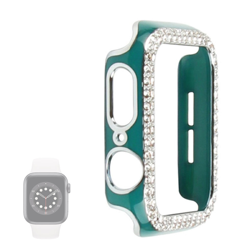 Universal Apple  Plastik og Rhinsten Bumper  - Grøn#serie_12