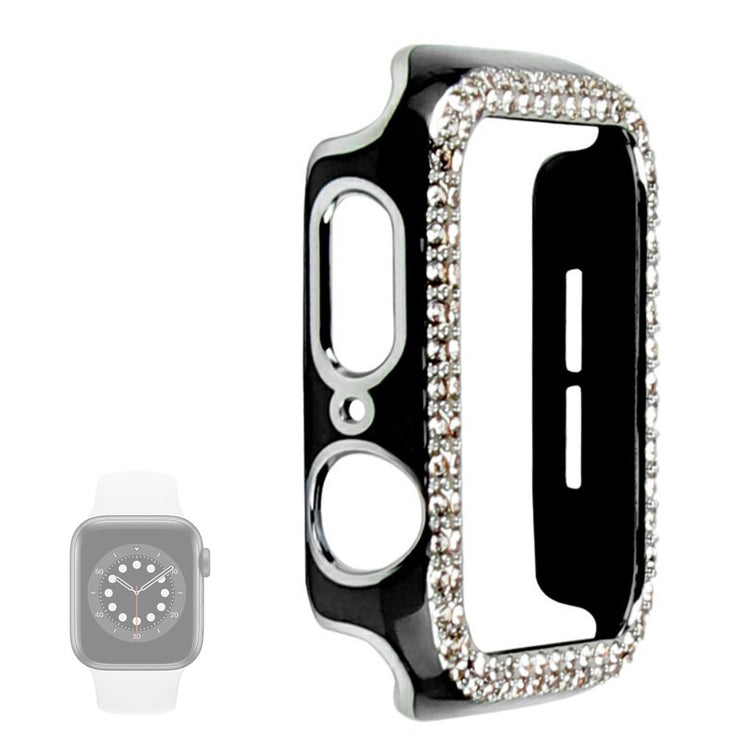 Universal Apple  Plastik og Rhinsten Bumper  - Sort#serie_6