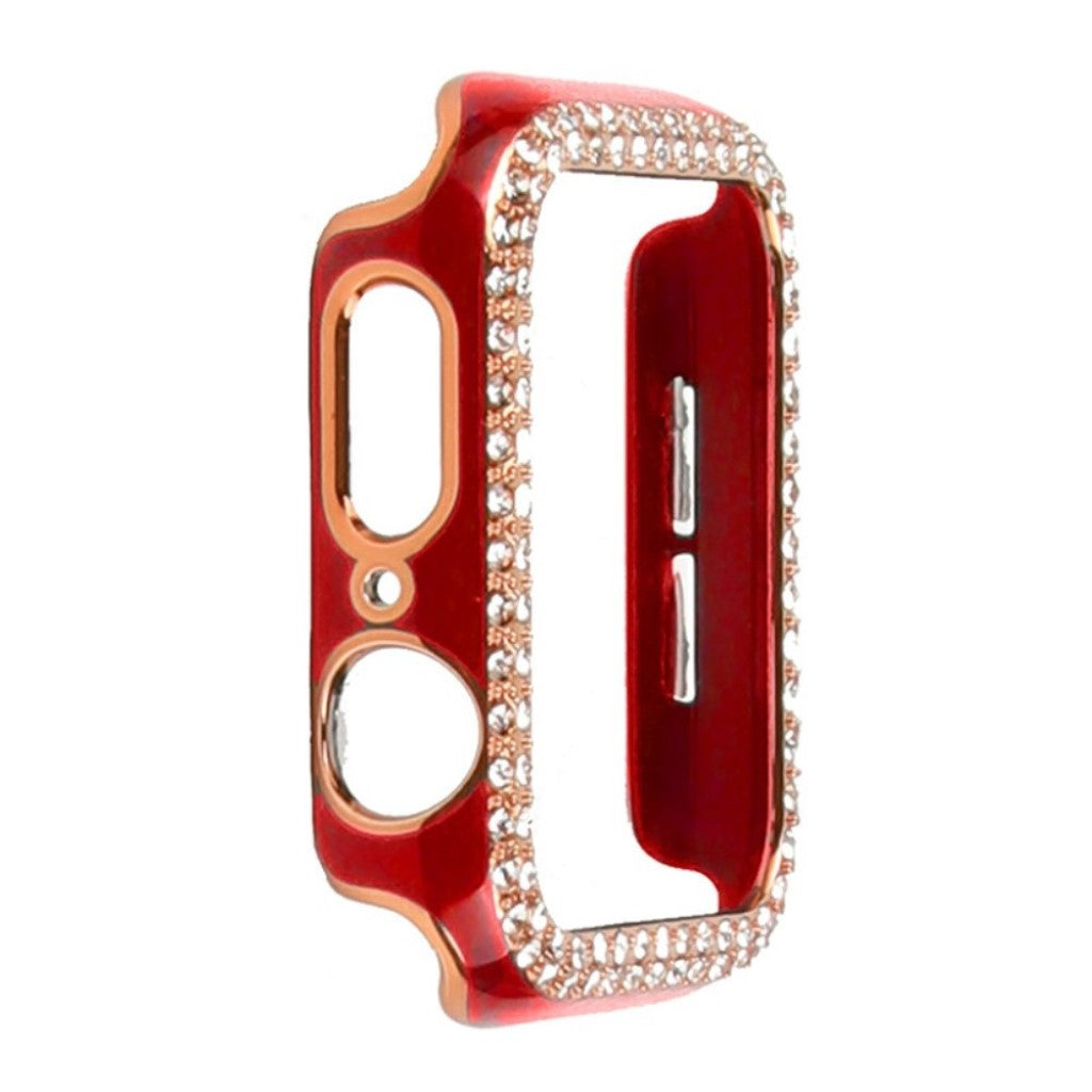 Universal Apple  Plastik og Rhinsten Bumper  - Rød#serie_7