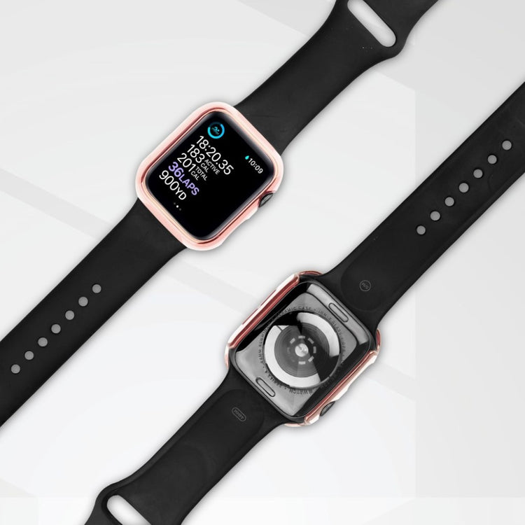 Meget Flot Universal Apple Cover med Skærmbeskytter i Plastik og Hærdet Glas - Pink#serie_4