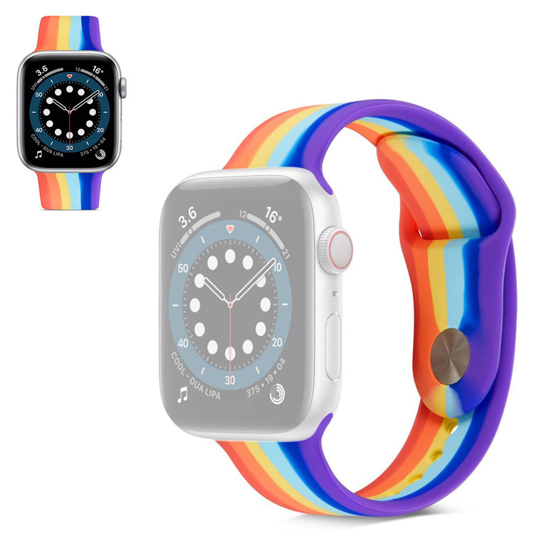 Rigtigt hårdfør Universal Apple Silikone Rem - Størrelse: S - Flerfarvet#serie_5