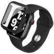 Apple Smartwatch Silicone Cover with Strap and Tempered Glass