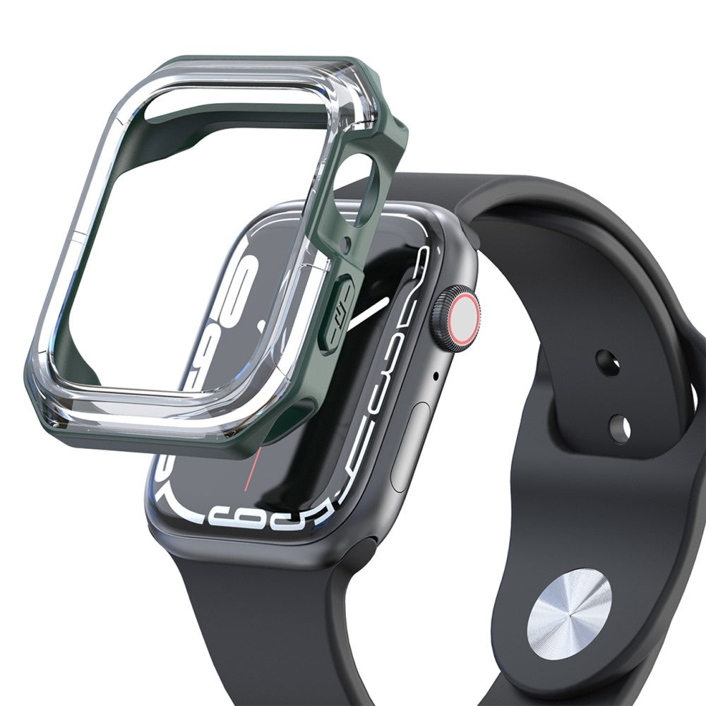 Universal Apple Gennemsigtig Silikone Bumper  - Grøn#serie_1