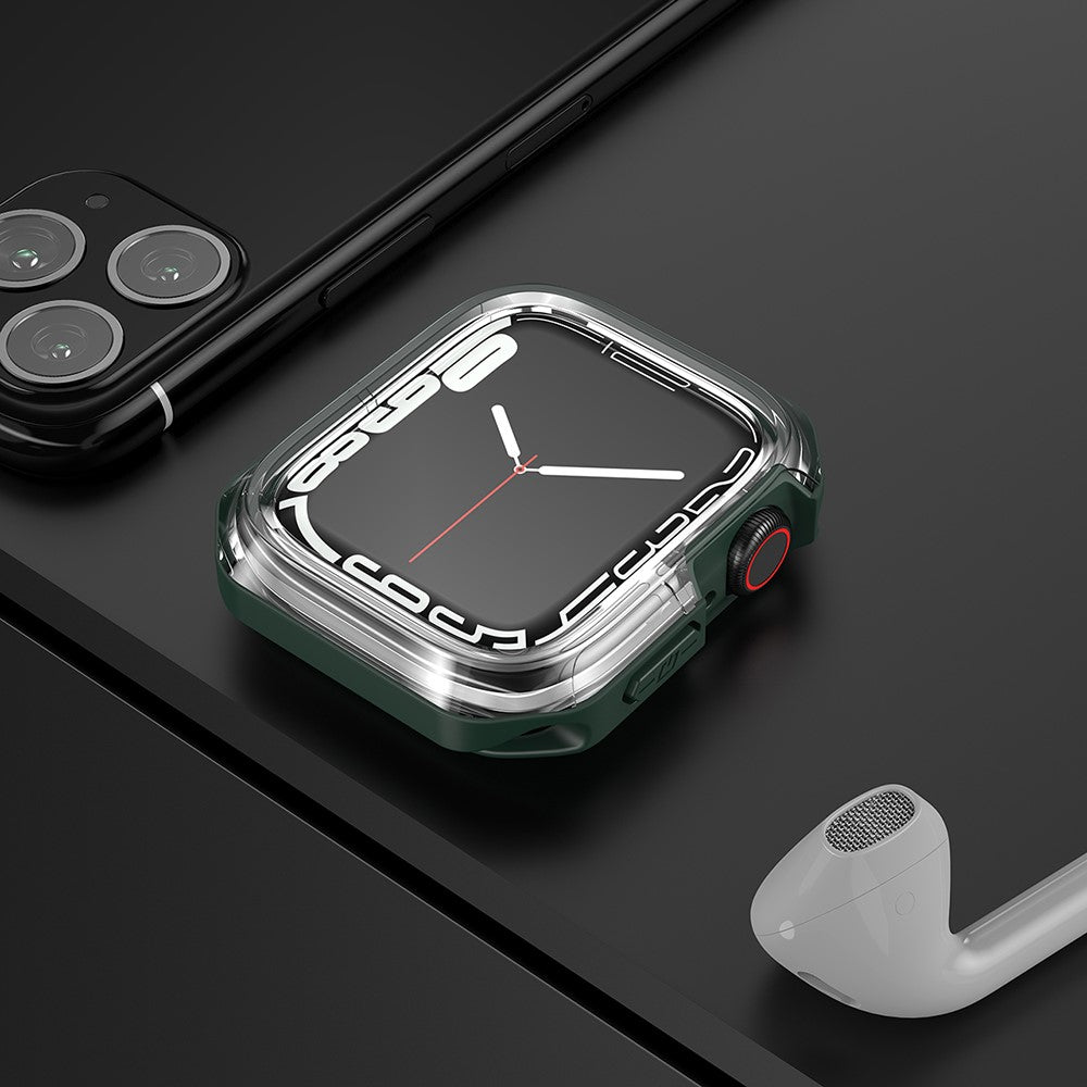 Universal Apple Gennemsigtig Silikone Bumper  - Grøn#serie_1