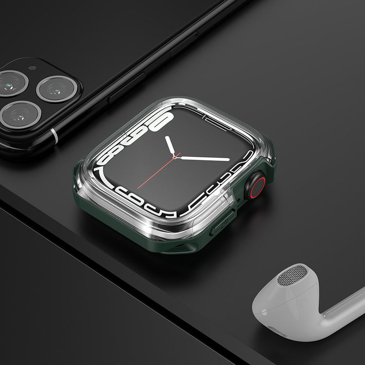 Universal Apple Gennemsigtig Silikone Bumper  - Grøn#serie_1