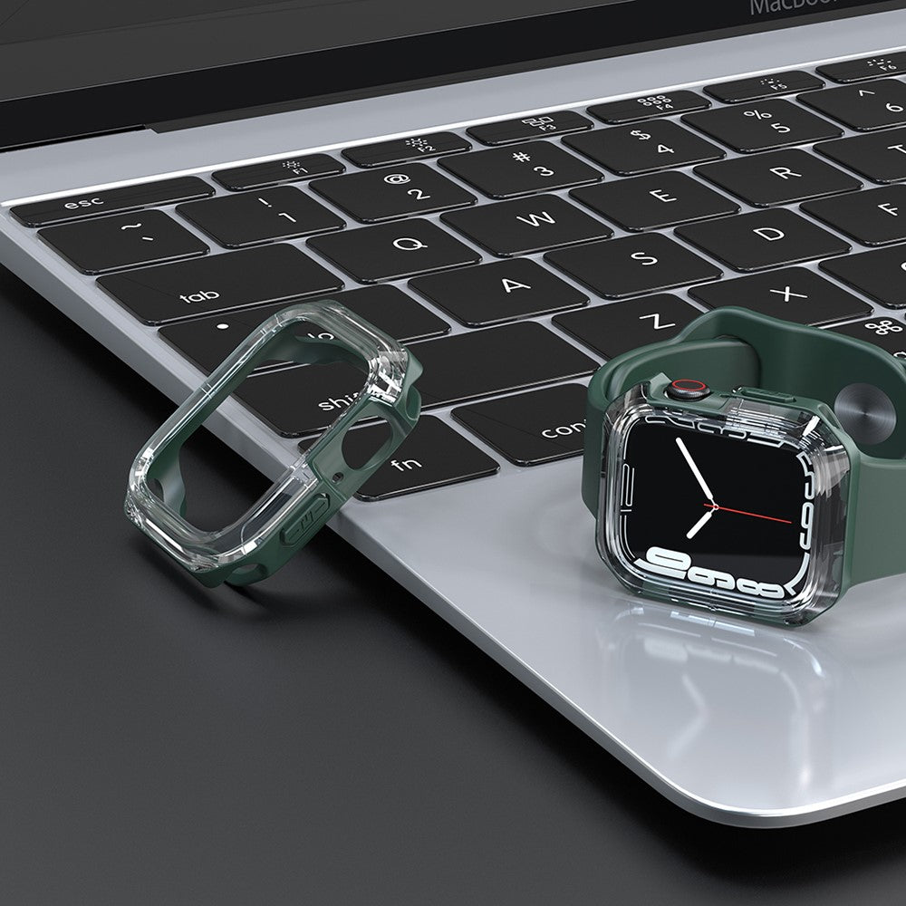 Universal Apple Gennemsigtig Silikone Bumper  - Grøn#serie_1