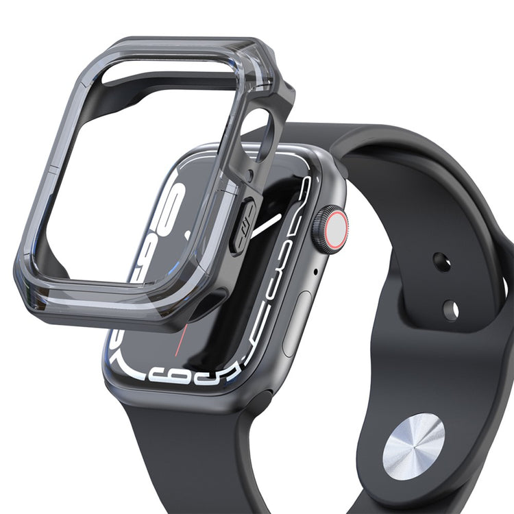 Universal Apple Gennemsigtig Silikone Bumper  - Sort#serie_2