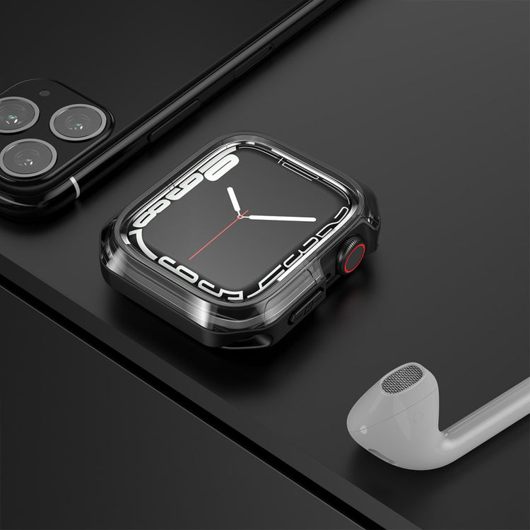 Universal Apple Gennemsigtig Silikone Bumper  - Sort#serie_2