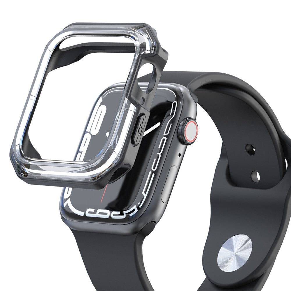 Universal Apple Gennemsigtig Silikone Bumper  - Sort#serie_3