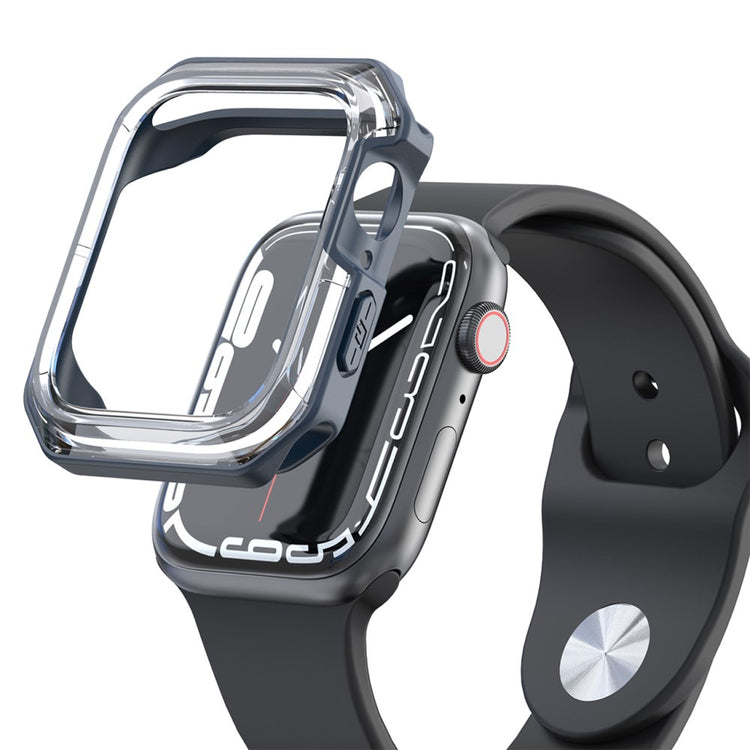 Universal Apple Gennemsigtig Silikone Bumper  - Blå#serie_5
