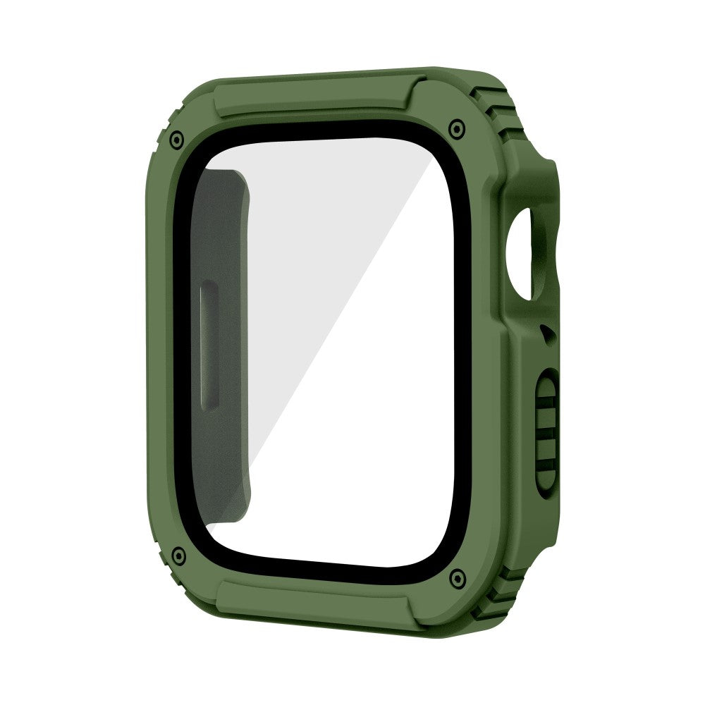 Mega Fed Universal Apple Cover med Skærmbeskytter i Plastik og Hærdet Glas - Grøn#serie_3