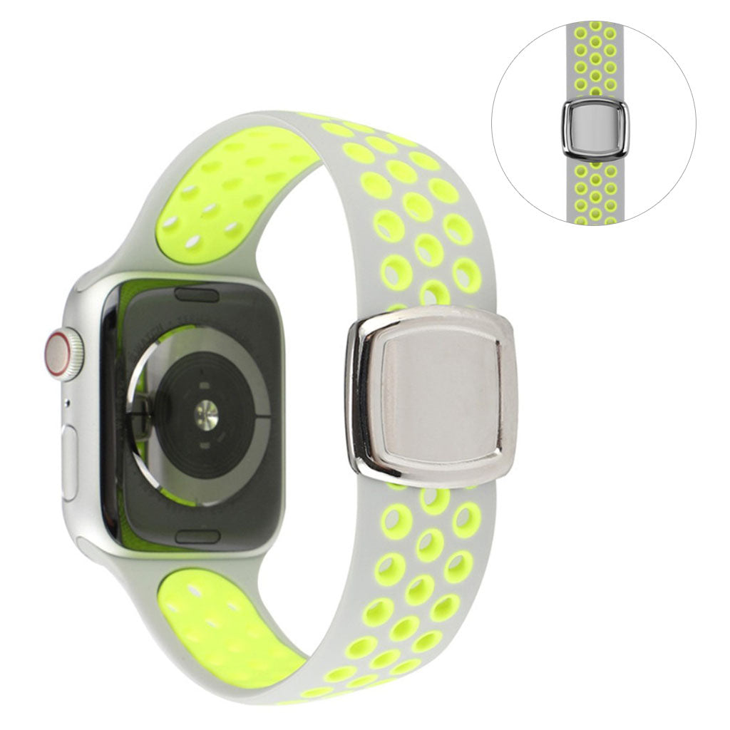 Super smuk Universal Apple Silikone Rem - Sølv#serie_12