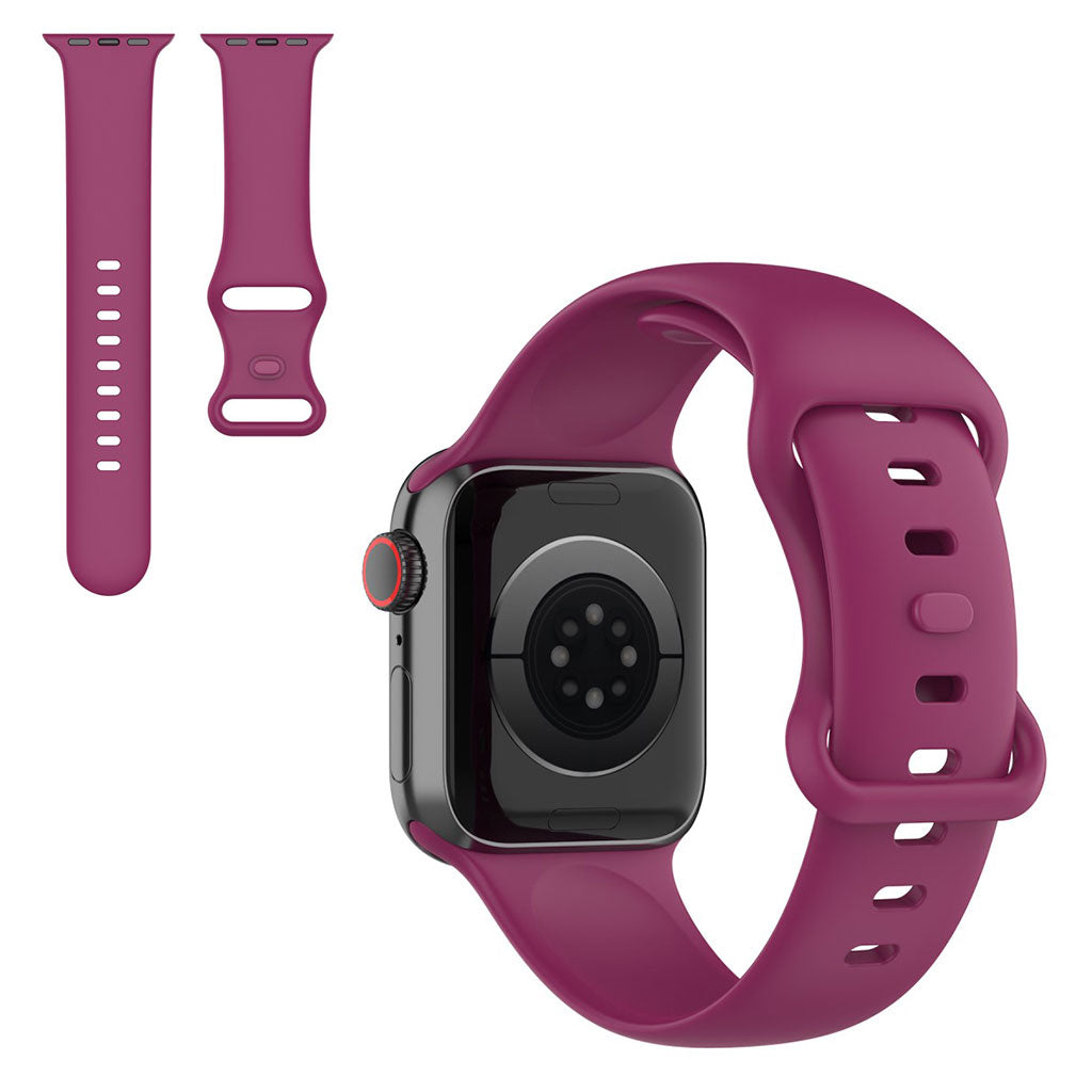 Helt vildt fint Universal Apple Silikone Rem - Størrelse: S - Rød#serie_1
