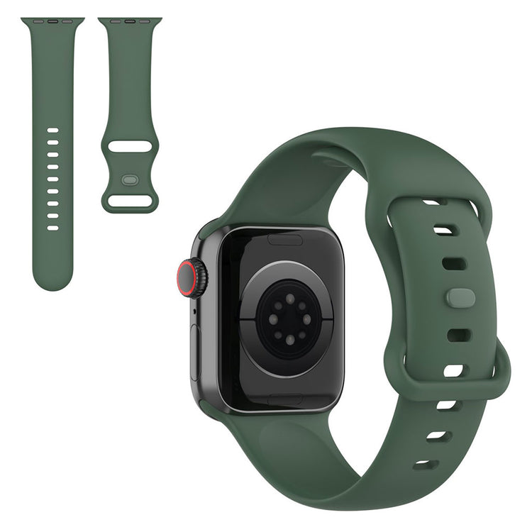 Helt vildt fint Universal Apple Silikone Rem - Størrelse: S - Grøn#serie_2