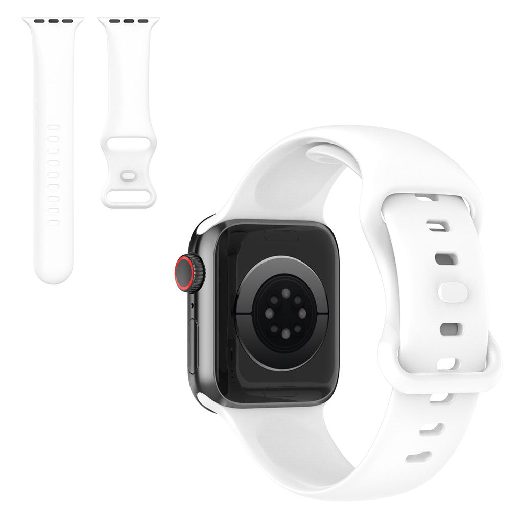 Helt vildt fint Universal Apple Silikone Rem - Størrelse: S - Hvid#serie_3